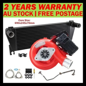 GEN1 High Flow Turbo+70mm Intercooler +Oil Feed Pipe For Ford Ranger 3.2L 2015- - Bild 1 von 14