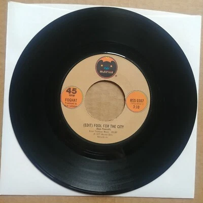 FOGHAT Fool For The City/Take It Or Leave It 45 7" CLASSIC ROCK Record Vinyl - Image 1 of 2