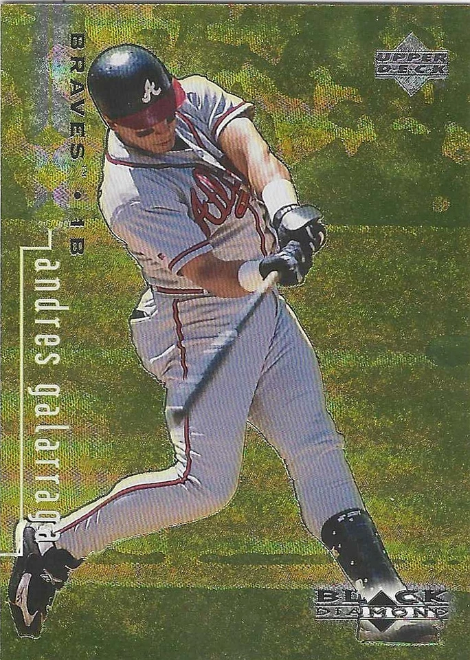 1999 UD Black Diamond Andres Galarraga Gold 071/1500 Braves #7  PWE - Image 1 of 1