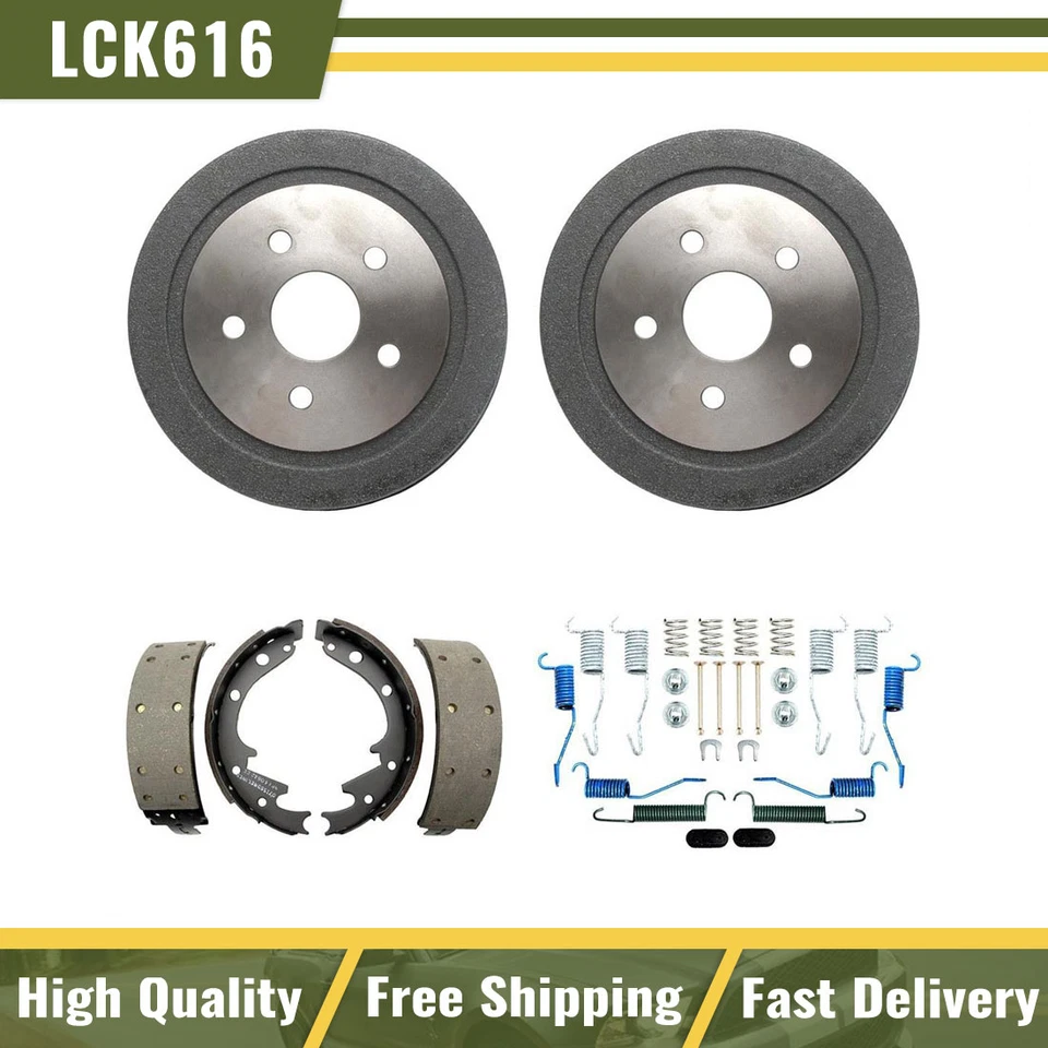 Tambores de freno delanteros y zapatas de freno kit de resorte de hardware para Mercury Villager 1965 Foto 1 de 4
