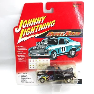 Johnny Lightning Rebel Rods Tow-Nado 2000 Ford F-550  Truck Black 1:64 Die-Cast - Picture 1 of 6