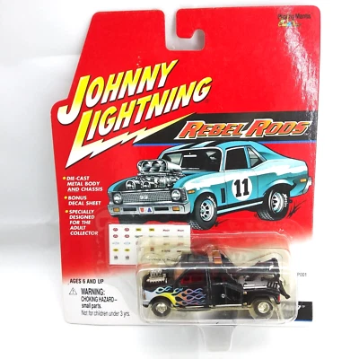 Camión Ford F-550 Johnny Lightning Rebel Rods Tow-Nado 2000 negro fundido a presión 1:64 Foto 1 de 4