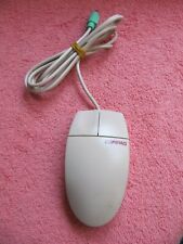Vintage Compaq M-S34 Roller Ball Track Wired Ps2 Mouse