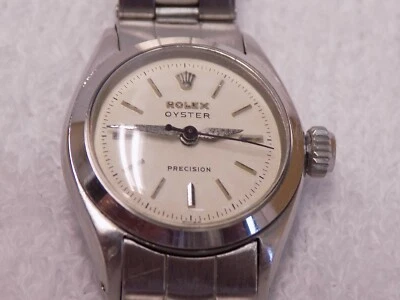 RELOJ ROLEX OYSTER PRECISION 6410 ACERO INOXIDABLE ESFERA ORIGINAL MANUAL DAMAS Foto 1 de 4