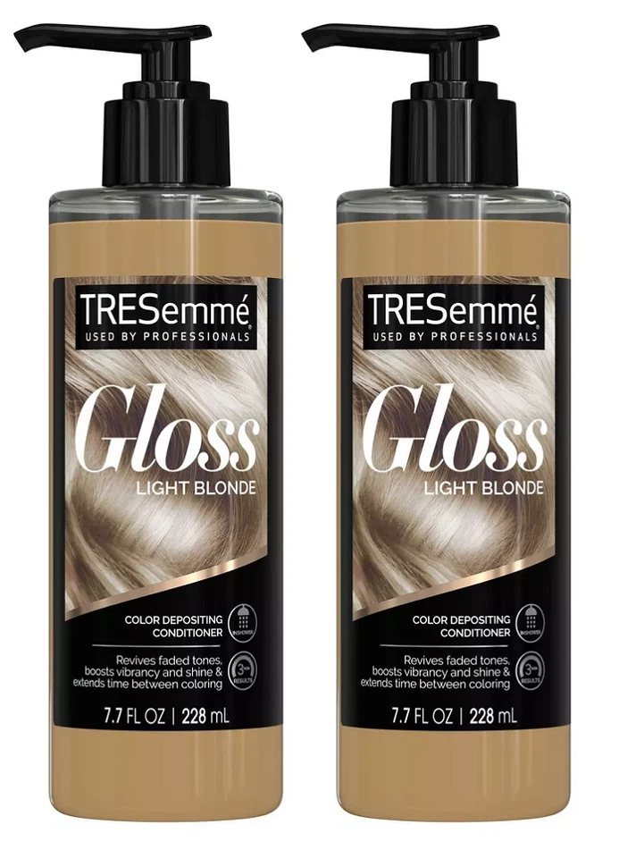 (2) Tresemme Gloss Color-Depositing Hair Conditioner - Light Blonde - 7.7 fl oz - Image 1 of 1