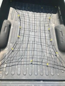 Cargo Net Bed Tie Down Hooks for DODGE RAM Pickup Full Size Long Bed 66" x 98" - Picture 1 of 17