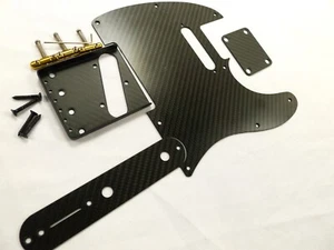 Kohlefaser Tele Brücke Schlagbrett Steuerplatte Halsplatte Set Matt USA Versand - Bild 1 von 14