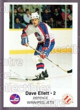 1988-89 Winnipeg Jets Police #6 Dave Ellett