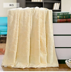Pure Cotton Blanket Flower Relief Soft Blanket Towel Blankets Summer Spring Blkt - Picture 1 of 22