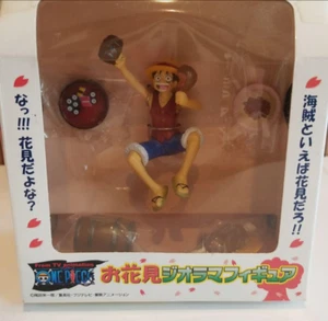 ONE PIECE "Ohanami" Diorama Figure Monkey D Luffy 2003 Japan - New - Picture 1 of 1