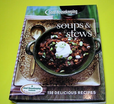 Good Housekeeping Soups & Stews Hardcover Spiral Bound Cookbook 2007 Foto 1 de 4