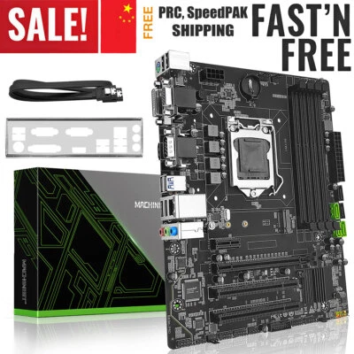 B85 Motherboard LGA 1150 DDR3 RAM NVME M.2 SATA M.2 + HDMI VGA for i7 i5 i3 CPU - Image 1 of 4