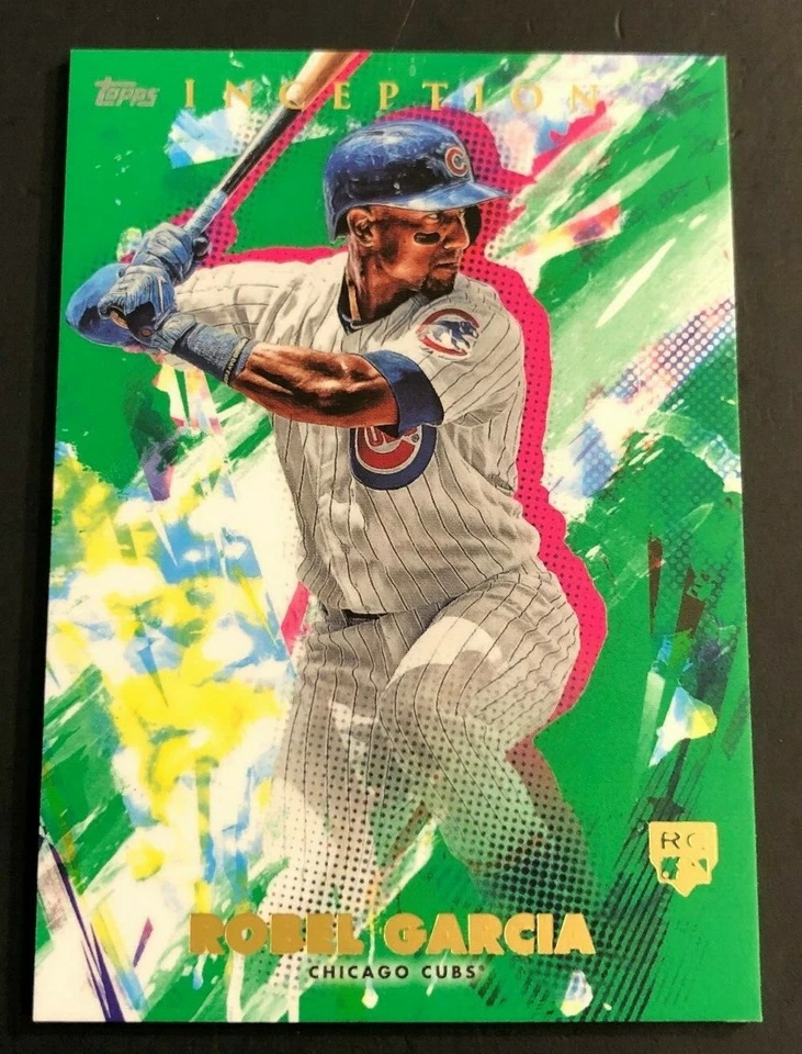 2020 Topps Inception Base GREEN SP Parallel ROBEL GARCIA Cubs RC #8 - Image 1 of 1