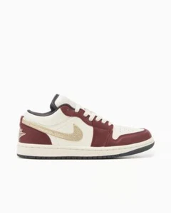 NIKE JORDAN 1 LOW - BIANCO/BORDEAUX - FJ5735-100 - Imagen 1 de 1