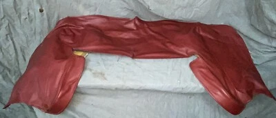 1983-1989 Ford Mustang Bota Superior Conversível Capa Vermelha Desfile OEM Original Vert - Imagem 1 de 4