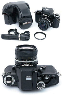 Nikon F2 Black + Photomic DP-1 + Nikkor AI 24mm F2,8 + Case Strap Ring S7/52 • 360€