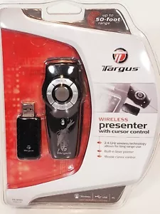 Targus Wireless Presenter With Cursor Control Built In Laser Pointer - Picture 1 of 5