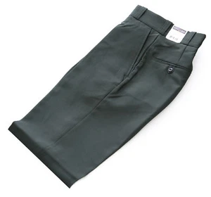 FLYING CROSS Men's Dark Green UNHEMMED "Visa System 3" Uniform Pants #34206 NEW - Picture 1 of 2