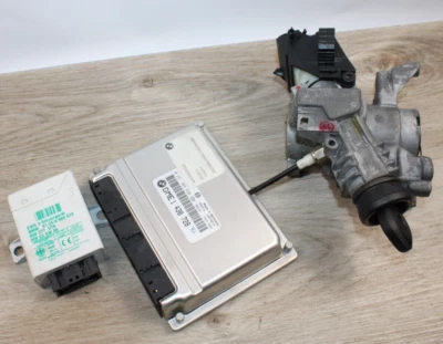 99-03 E38 E39 E53 BMW 740I 740IL DME MODULE EWS 3 IMMOBILIZER IGNITION KEY SWAP - Image 1 of 4