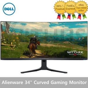 DELL Alienware AW3423DWF 34" Curved QD-OLED Gaming Monitor - Tracking - Picture 1 of 6