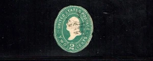 1887- U.S. STAMPED ENVELOPE 2c Green  Washington U70  Sc#U311 Scarce!!^ - Picture 1 of 1