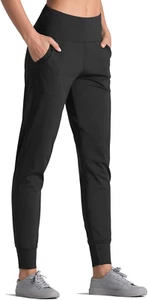Joggers for Women with Pockets,High Waist Workout Yoga Tapered Sweatpants Women' - Picture 1 of 6