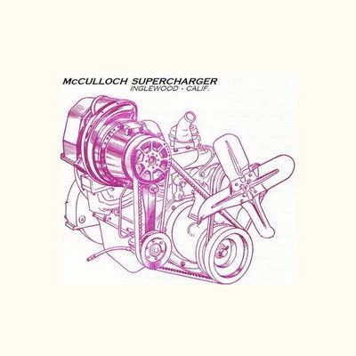 Supercargador McCulloch Paxton reconstruido servicio reparación manual Studebaker Shelby VS-57 Foto 1 de 4