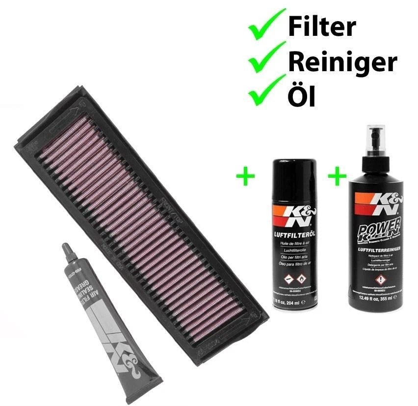 K&n Échange + Set Entretien KA-1004 pour Kawasaki ZX-10R 1000 C Ninja ZXT00 - Photo 1/1