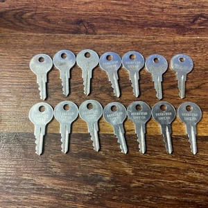 Lote de 14 llaves de aluminio vintage, empresas Deerfield y Wright  - Imagen 1 de 5