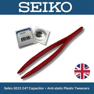 Seiko 3023 24T Capacitor Watch Battery - 5M42 5M43 5M62 5M62A 5M63 5M65 - Picture 1 of 6