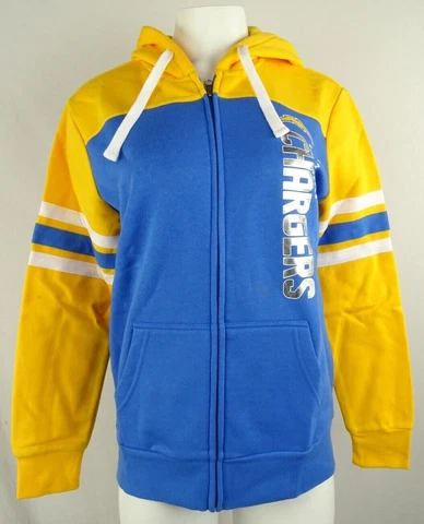 Los Angeles Chargers NFL Team Apparel Women's Full-Zip Sweatshirt Cover