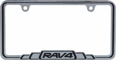 Chroma Graphics 042591 For Toyota RAV4 Chrome Metal License Plate Frame - Image 1 of 4