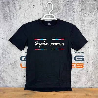 Usado uma vez! Camiseta de ciclismo Rapha Focus masculina pequena preta manga curta - Imagem 1 de 4