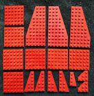Lego Dark Red Plates Wedge Angled Cut Corner Base Wing Bundle Lot 6x6 54384 3958