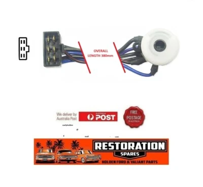 IGNITION SWITCH AND CABLE SUITS MITSUBISHI TRITON 09/86-1992 - image 1 of 3