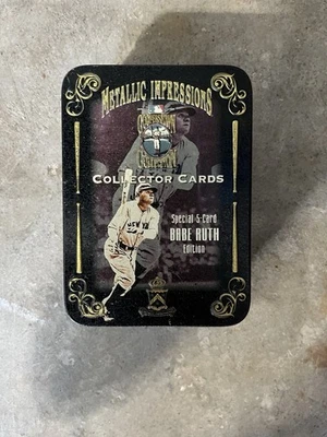 1994 Metallic Impressions BABE RUTH Complete Metal 5 Card Set YANKEES LEGEND - Image 1 of 3