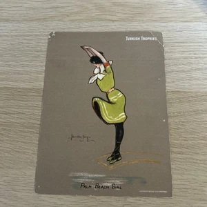 HAMILTON KING NIÑAS ILUSTRACIÓN ARTE ALETA PALMA PLAYA NIÑA TRAJE DE BAÑO BUCEO - Imagen 1 de 6