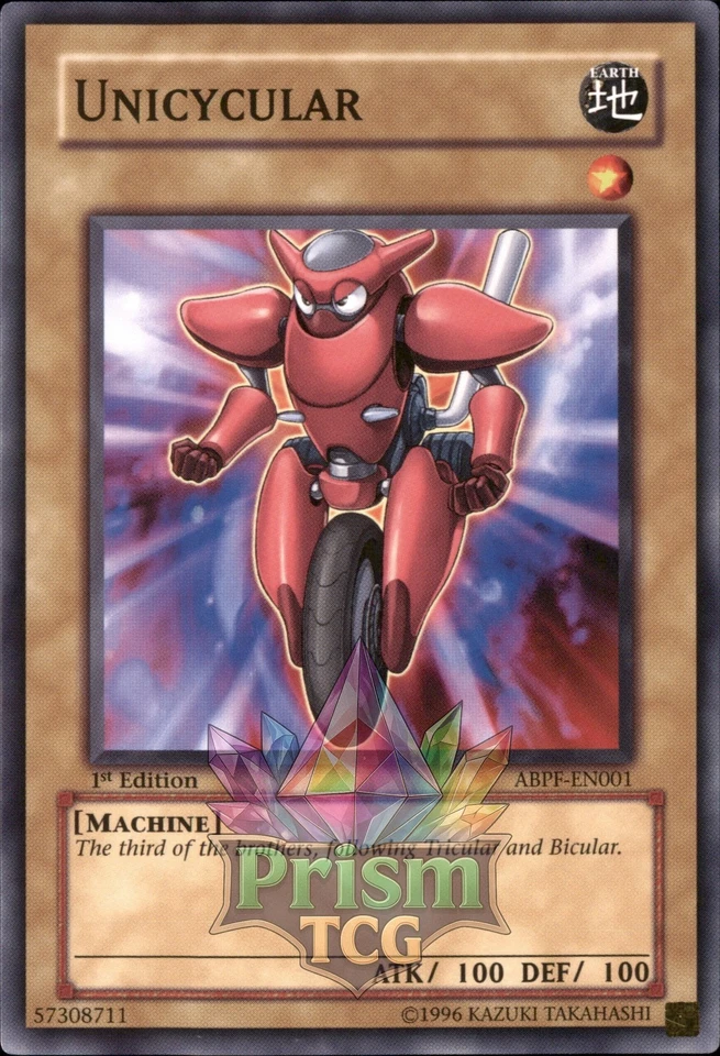 1st Ed Unicycular ABPF-EN001 Yugioh - Image 1 of 1