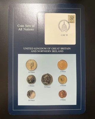 Franklin Mint Coin Sets of All Nations UK of Great Britain and Northern Ireland - Image 1 of 4