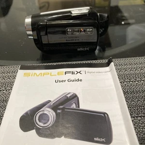 Digital Video Camera: Slick SimpleFlix - Black VC122 - Picture 1 of 11