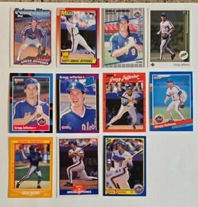 Gregg Jefferies Vintage Topps, Donruss, Fleer Vintage Baseball Karten (11) Karten Lot - Bild 1 von 5