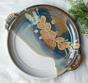 Philip Cornelius Platte Kunstkeramik glasiert Drehgriff oval Servierschale RAR - Bild 1 von 5