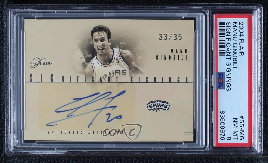 その他 UD Sweet Shot Emanuel Ginobili auto Manu Ginobili