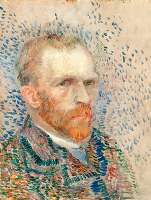 Impresión Giclee Autorretrato Vincent van Gogh sobre Lienzo 8x10 Clásico Pared Art Deco Foto 1 de 2