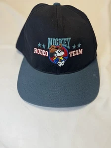 Gorra ajustable vintage años 90 Disney vaquero Mickey Western Rodeo Team - Imagen 1 de 5