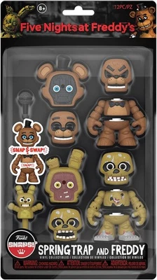 Funko Five Nights At Freddy's ( Fnaf ) Snap : Freddy Fazbear & Springtrap 2PK