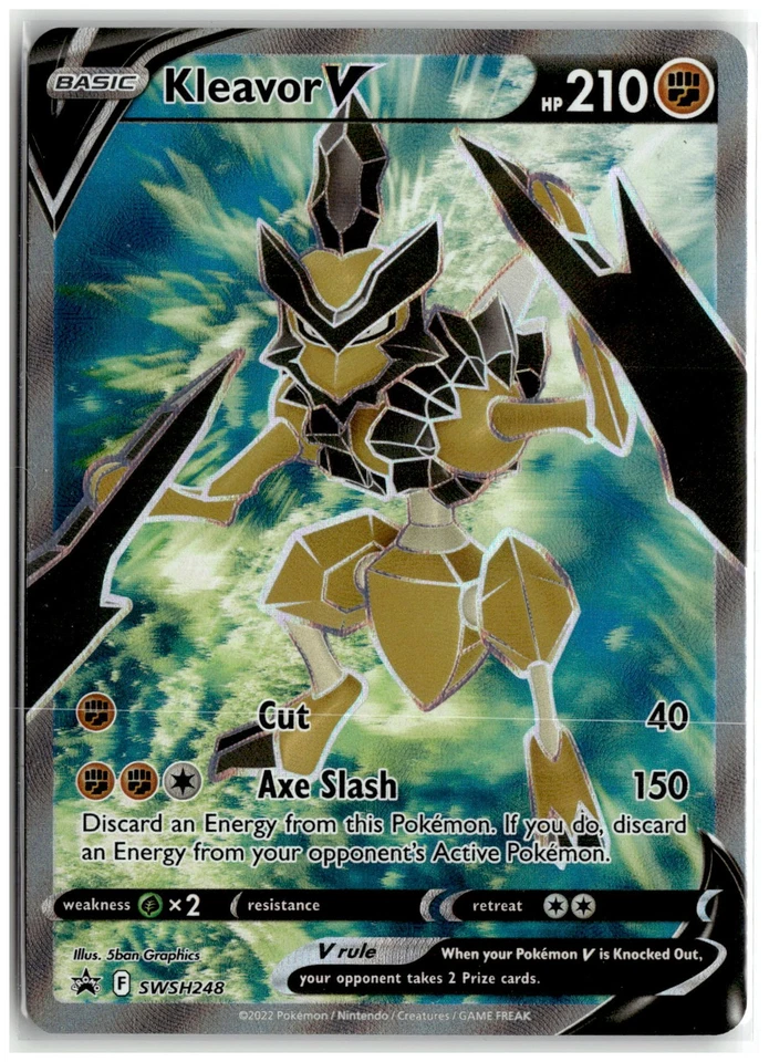 SWSH: Sword & Shield Promo Cards #SWSH248 Kleavor V (Full Art) R12125 - Image 1 of 2