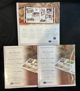 NEW Creative Memories 12x12 Old Style 2 Page Protector & White Scrapbook Refill - Picture 1 of 8