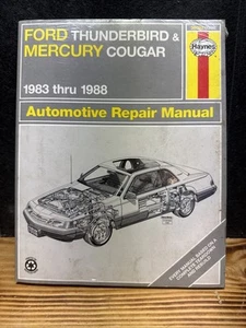 Ford T-Bird / Mercury Cougar 1983-1988 Repair Manual - Picture 1 of 2