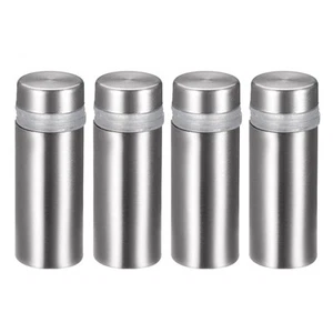 Glas Abstandshalter Edelstahl Wandabstandshalter 12 mm Durchmesser 33 mm Länge 4 Stück - Bild 1 von 8